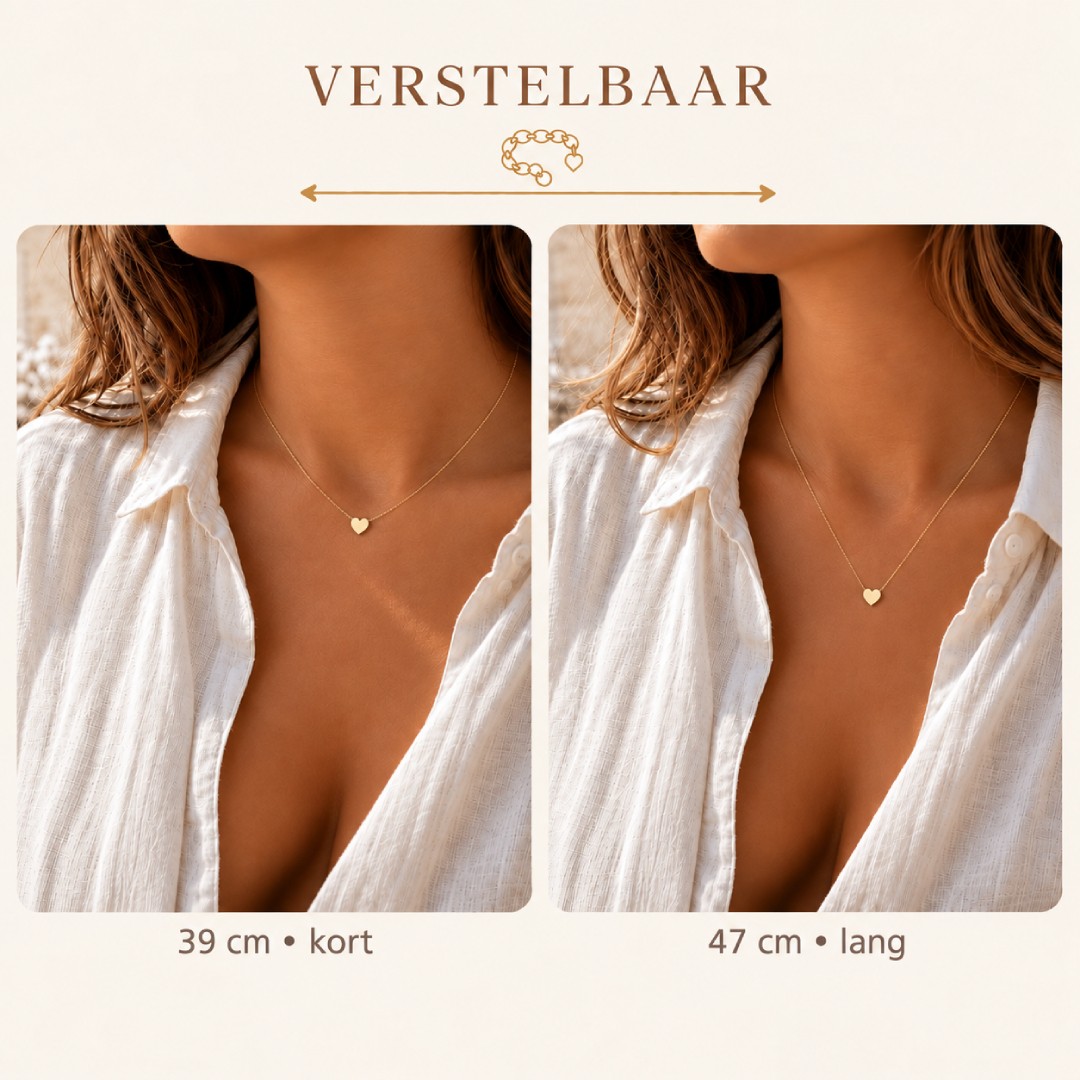 Hartje ketting - Afbeelding 6