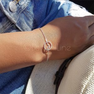 Zee silver plated armband