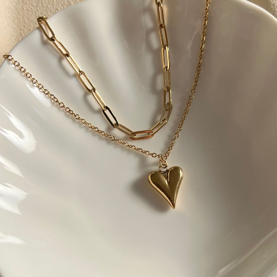 Hartje choker ketting - Afbeelding 5